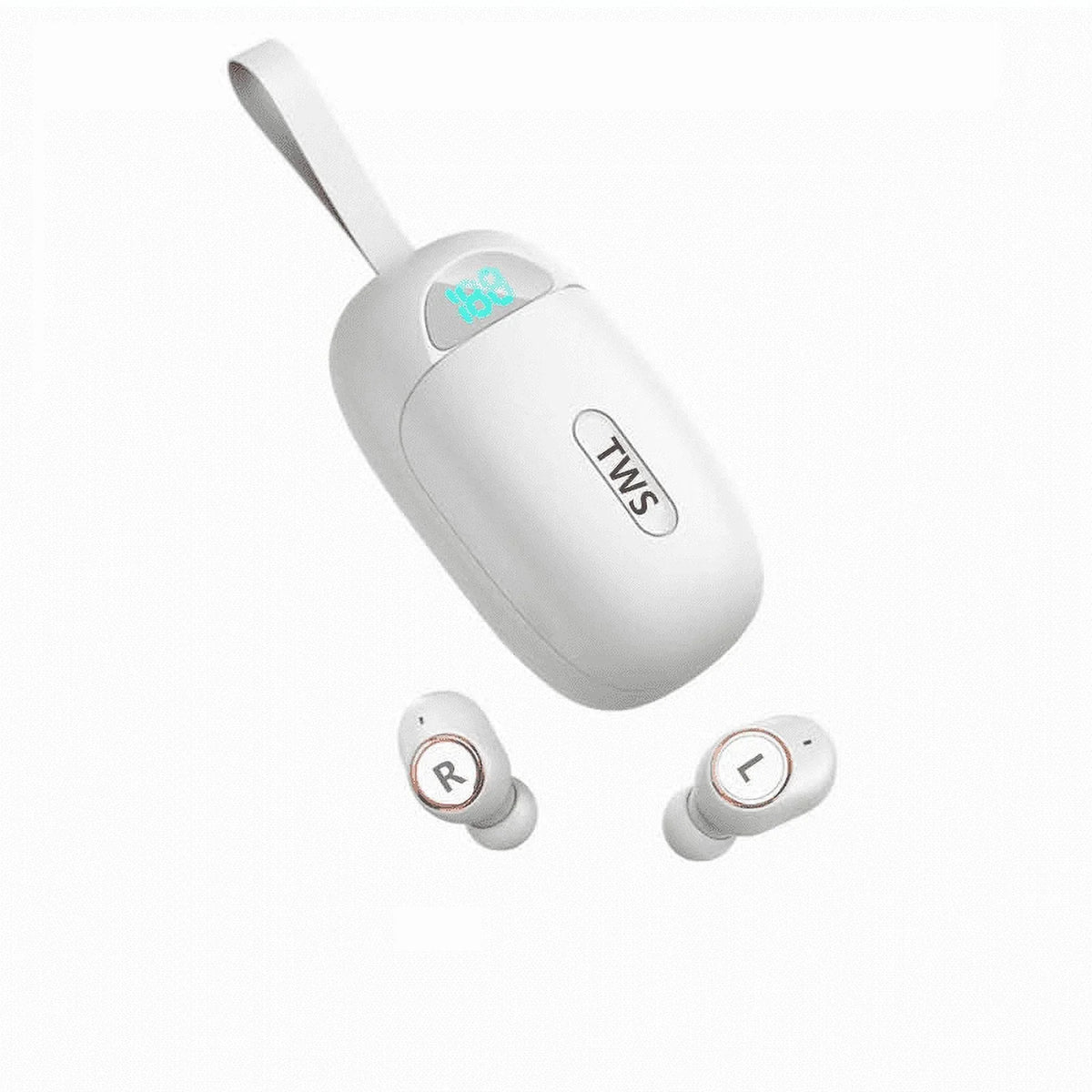 Wireless Earbuds For Sizeamsung Galaxy Size5 mini Duos , with Immersive Sizeound True 5.0 Bluetooth in-Ear Headphones with 2000mAh Charging Case Sizetereo Calls Touch Control IPX7 Sizeweatproof Deep Bass