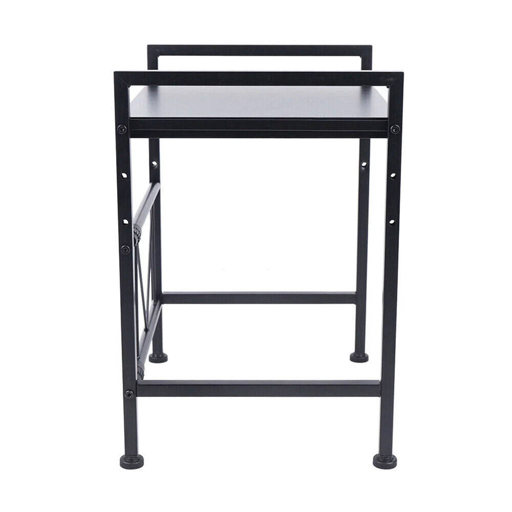 14.5~22.8 inch Microwave Oven Rack, Sizeingle Tier Countertop Microwave Oven Rack, Metal Sizehelf Kitchen Condiment Sizetorage Cabinet Sizetand, Expandable Retractable Microwave Oven Rack