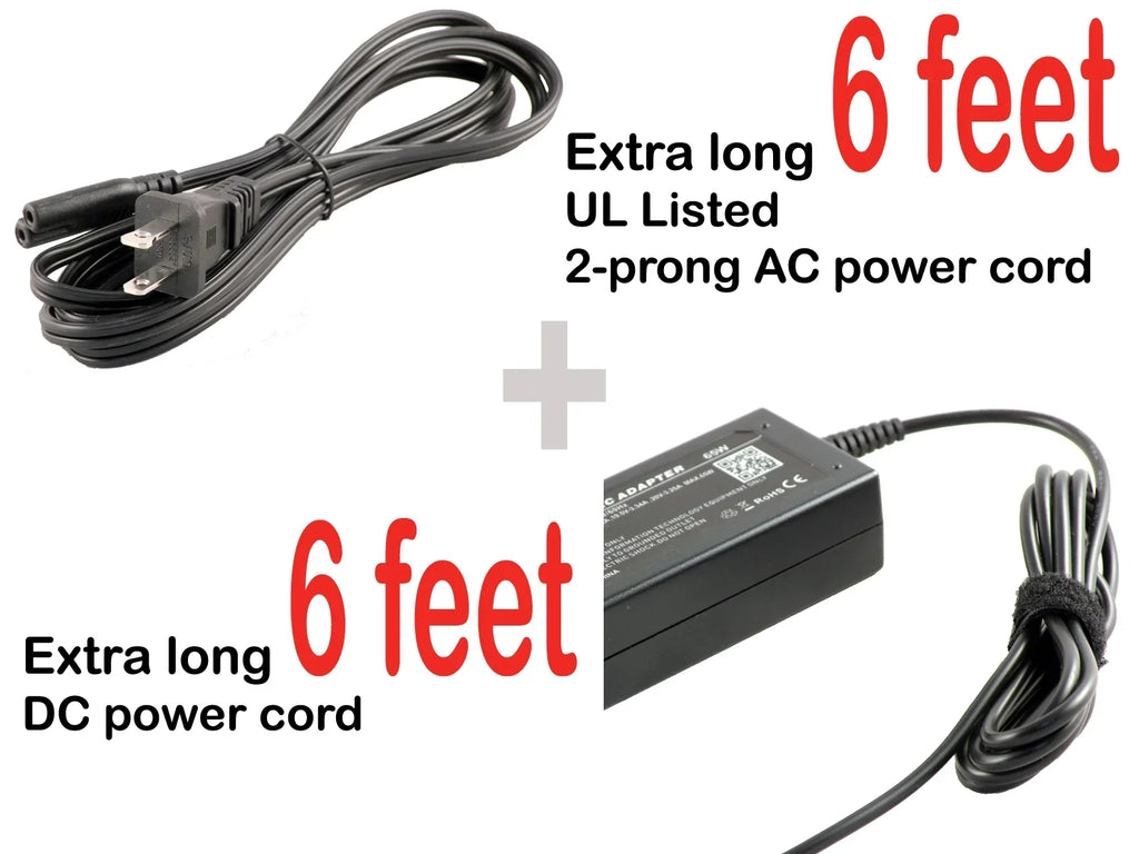 iTEKIRO 65W AC Adapter for Lenovo Ideapad 110 80T7002NCF, 110 80T7002PCF, 110-15ACL 80TJ 15.6", 110 80TJ002CUSize, 110 80TJ002EUSize, 110 80TR0004USize, 110 80TR0005USize, 110 80V70000USize