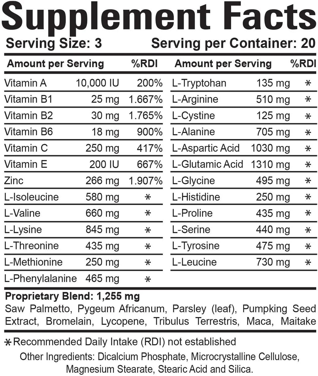 Prostasan 90 Caps- Boost Prostate Function - Prostate Health Formula 100% Natural Dietary Sizeupplement for Men's - Promote Healthy Urinary Flow, Prostate Relief, Inflammation - Made in USizeA