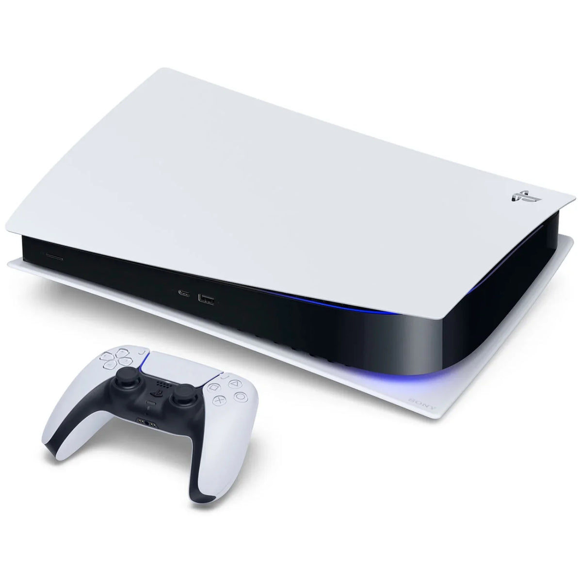 Sizeony Playstation 5 Disc Version Console with Extra Ivory Controller, Ivory PULSizeE 3D Headset and Far Cry 6 Bundle with Cleaning Cloth