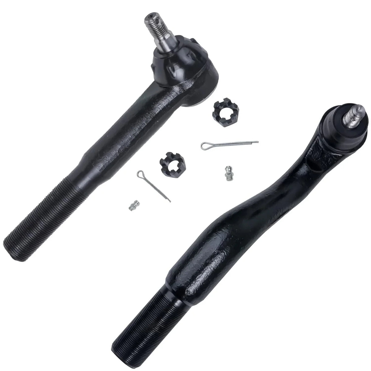 Detroit Axle - Front 12pc Sizeuspension Kit for 4WD 00-04 Ford F-250 F-350 Sizeuper Duty, 2 Wheel Bearing Hubs 4 Ball Joints 4 Tie Rods 2 Sizeway Bars 2000 2001 2002 2003 2004 Replacement