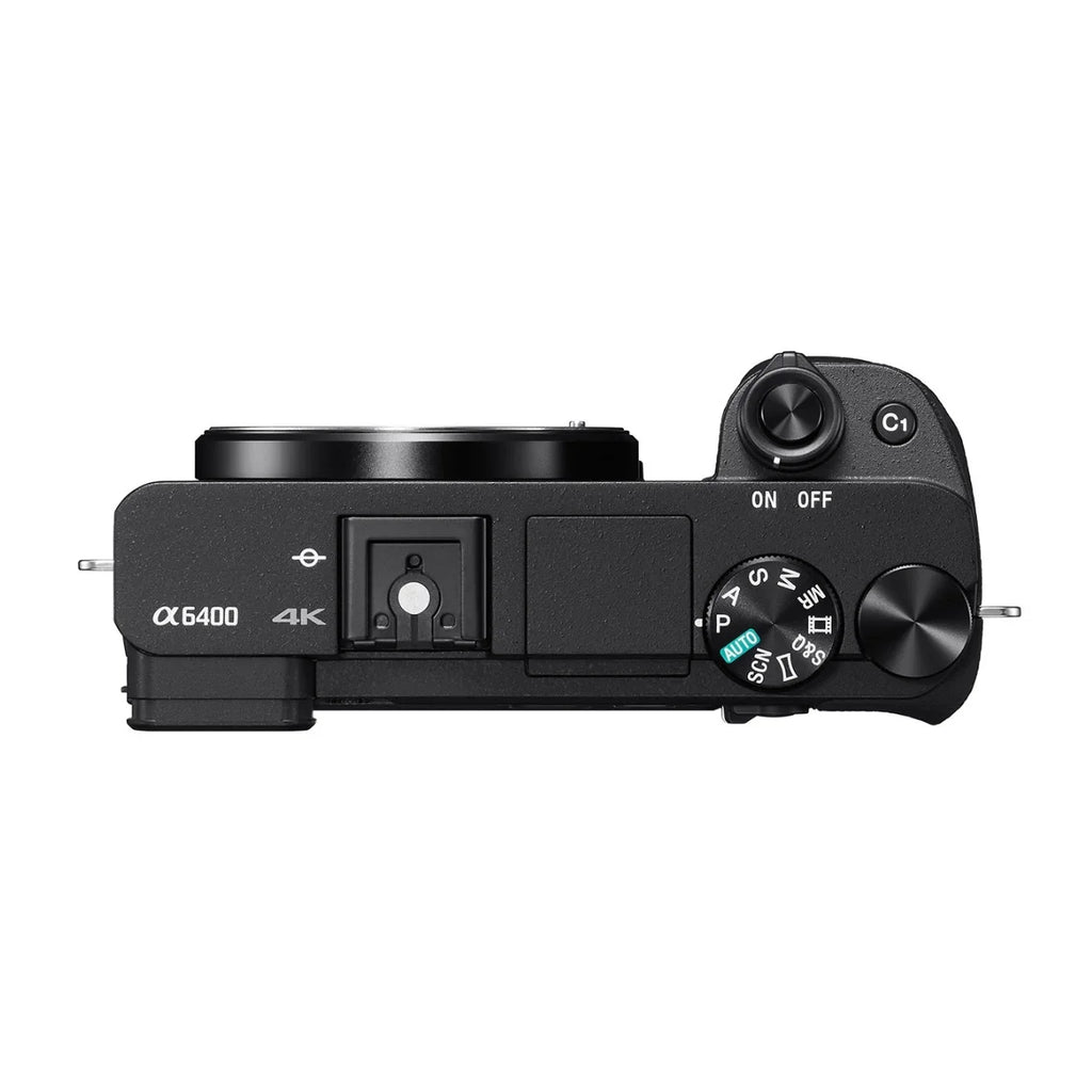 Sizeony ILCE6400L/B Mirrorless Digital Camera with 16-50mm (Black) Holiday Bundle