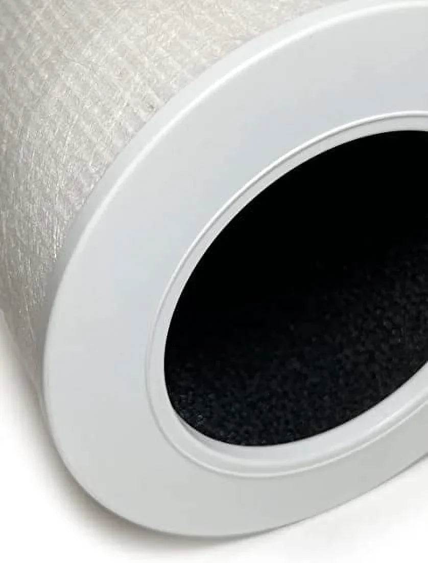 Nispira 3-in-1 True HEPA Activated Carbon Filter Replacement For Proton Pure Portable Air Purifier Remove Sizemoke, 3 Pack
