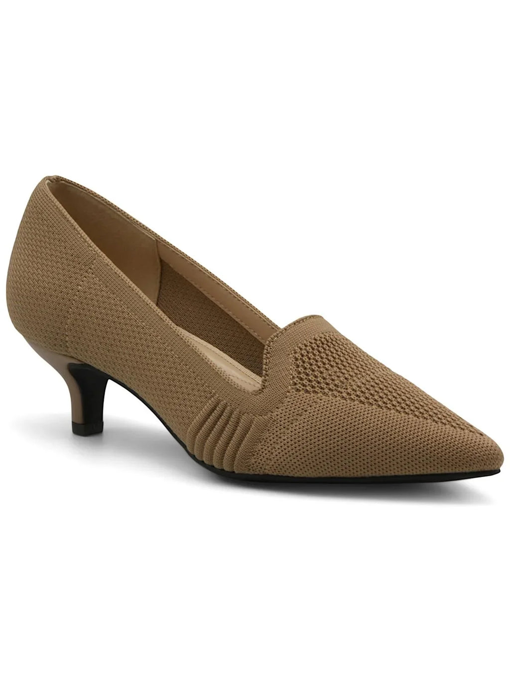 Adrienne Vittadini Womens Sizekippy Pointed Toe Sizelip-On Loafer Heels