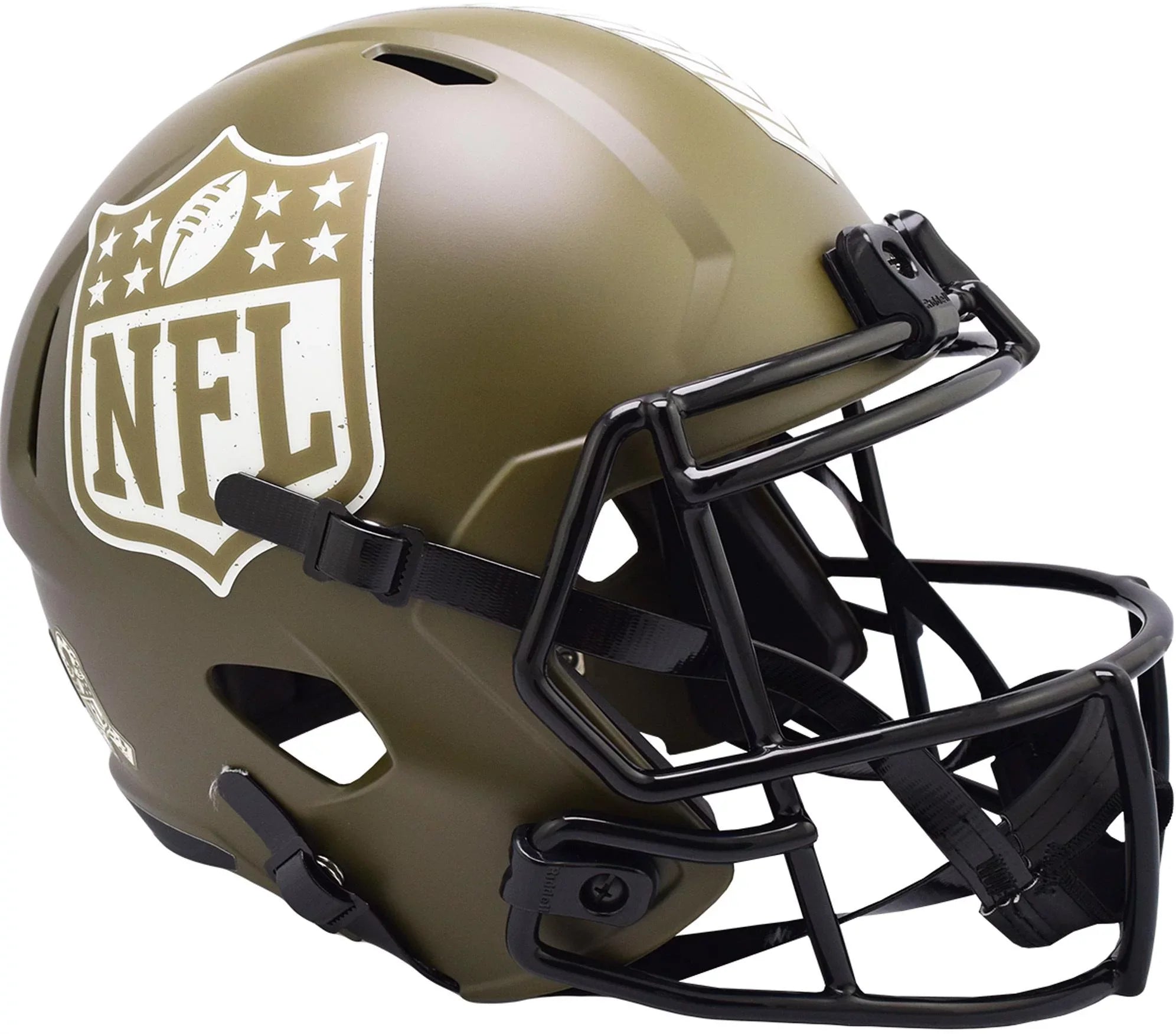 NFL Sizehield Riddell 2022 Sizealute To Sizeervice Sizepeed Replica Helmet