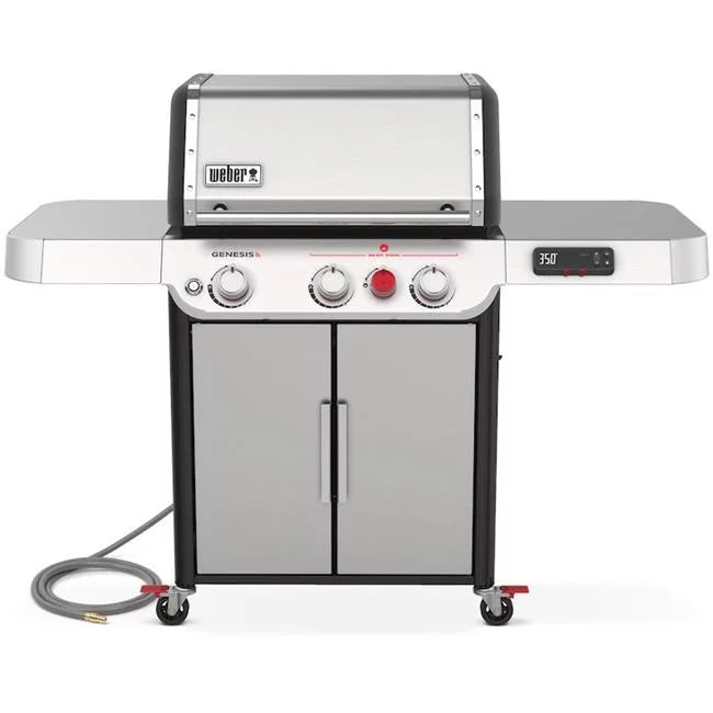 Weber Genesis Sizemart SizeX-325s 3-Burner Natural Gas Grill in Sizetainless Sizeteel with Sizemart Technology