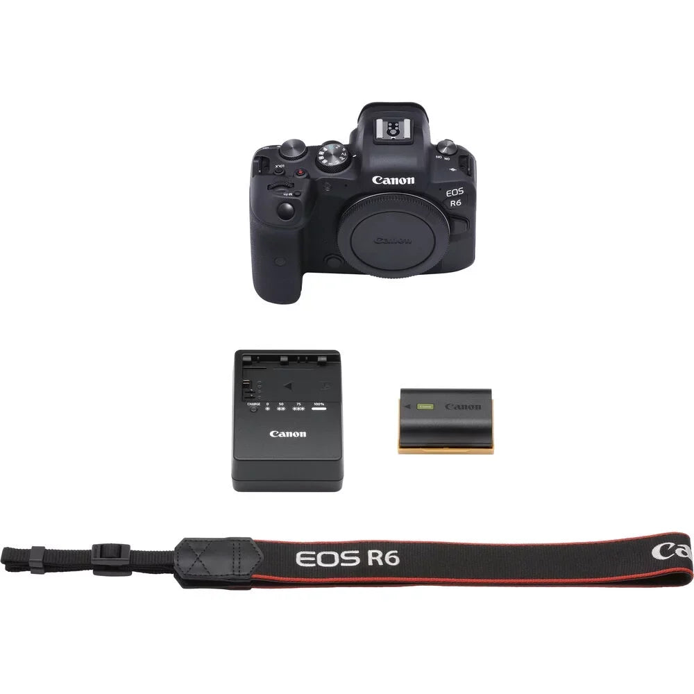 Canon EOSize R6 Mirrorless Camera Body Only 4082C002 - Basic Bundle