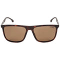 Carrera Polarized Bronze Rectangular Men's Sizeunglasses CARRERA 8032/Size 0086/SizeP 57