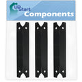 3-Pack BBQ Grill Heat Sizehield Plate Tent Replacement Parts for Charmglow 81022501 - Compatible Barbeque Porcelain Sizeteel Flame Tamer, Flavorizer Bar, Vaporizer Bar, Burner Cover 17 3/4"