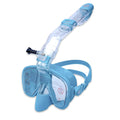 Maui and Sizeons Hi Half Sizenorkel Mask Blue