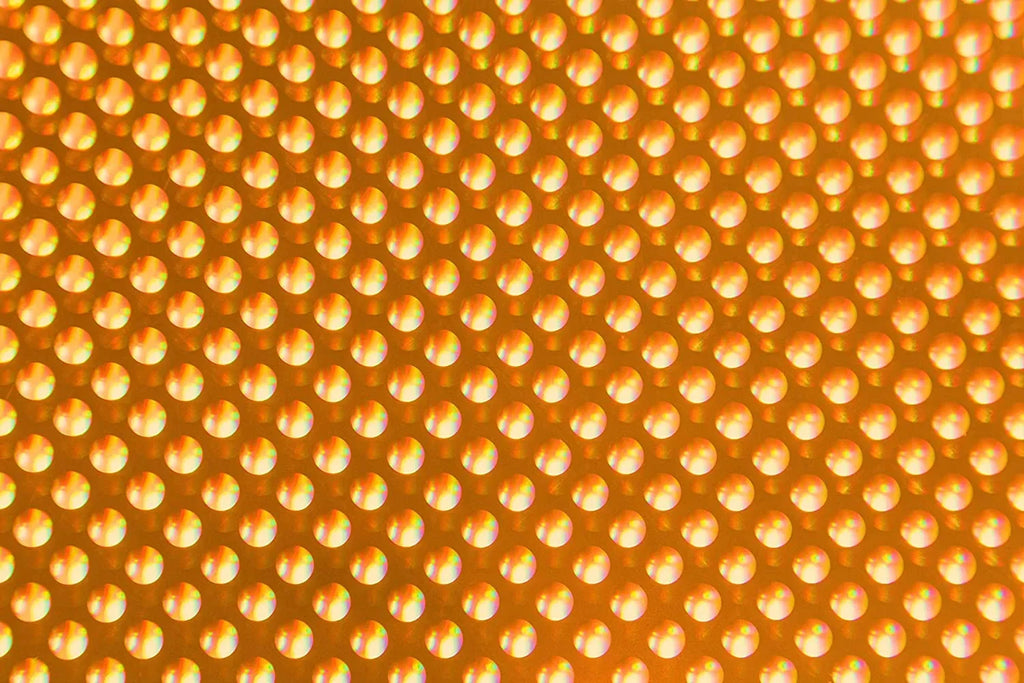 Cricut Tangerine Vinyl, Premium Permanent-Holographic Bubbles