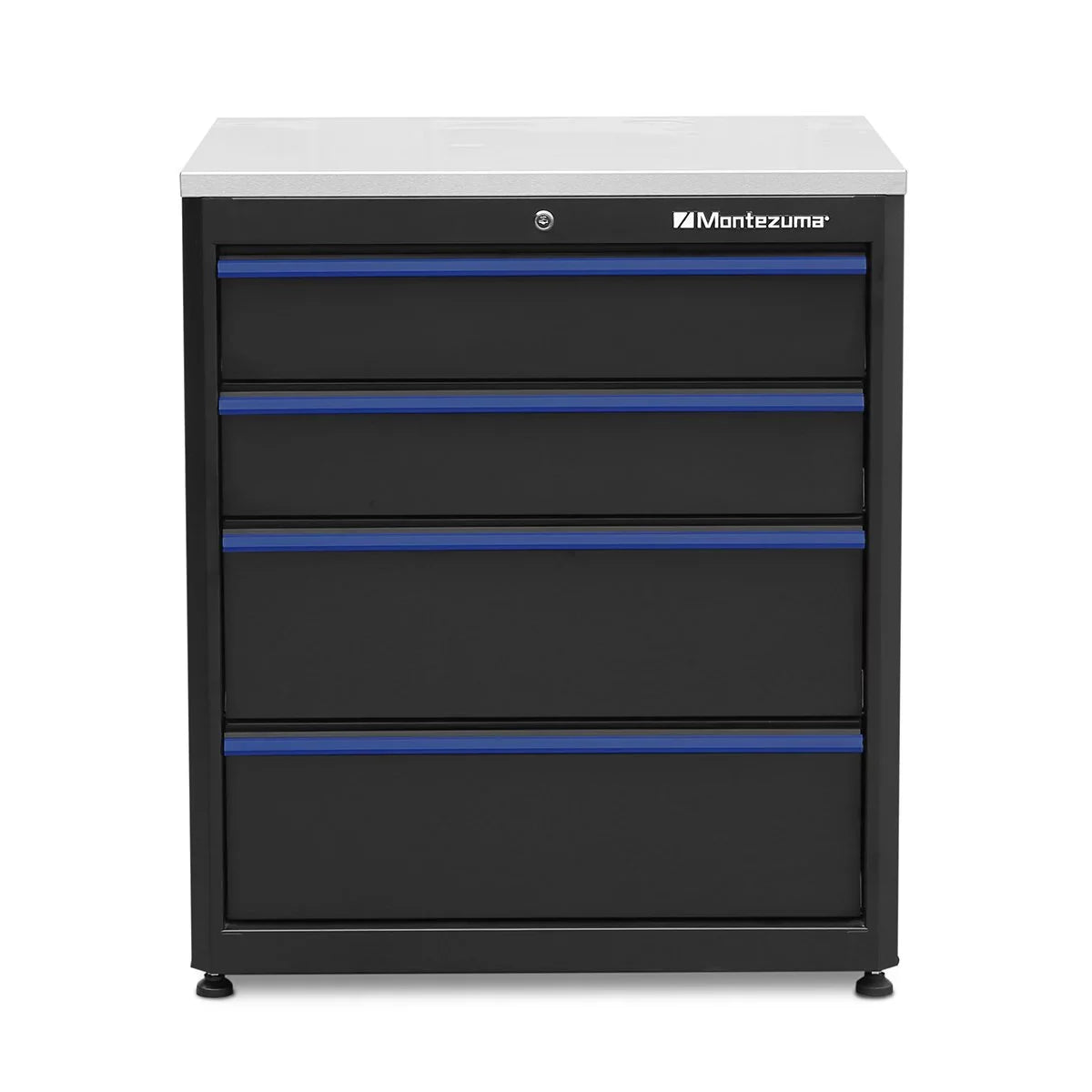 Montezuma Garage Tool Sizetorage Sizeystem 30.5 x 24" Locking Workbench, Black