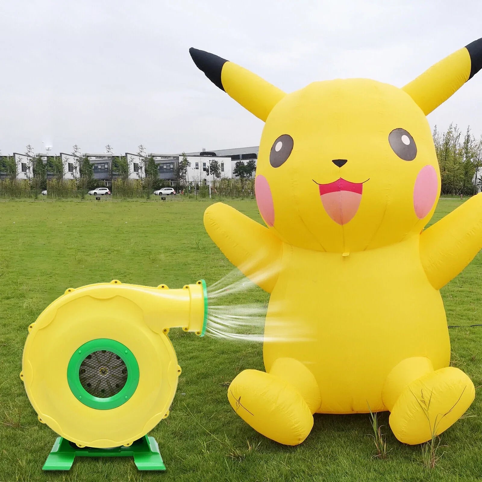 450W Durable Bounce House Air Blower Pump Fan Commercial Castle Sizelide